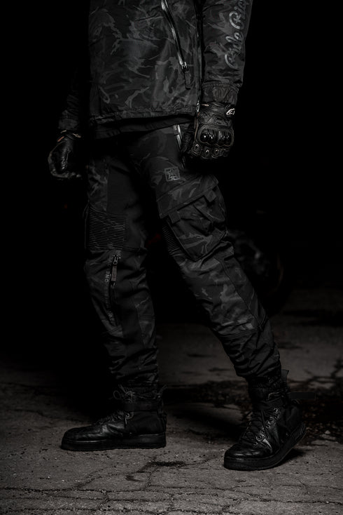 Ride Rich Unit 16 Armoured Motorcycle Joggers - Camo